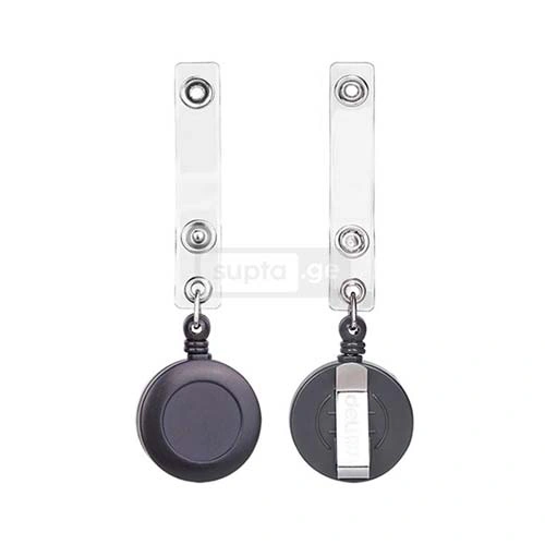 DELI Retractable Badge Reel with Strap Up to 80cm No.8309